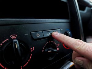 Car air conditioning control settings